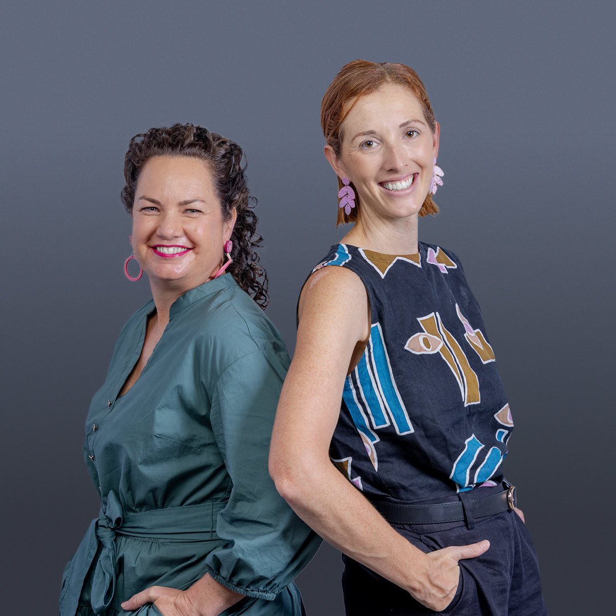 Dr Mairaed Crawford and Brigitte Corcoran