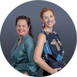 Dr Mairaed Crawford and Brigitte Corcoran