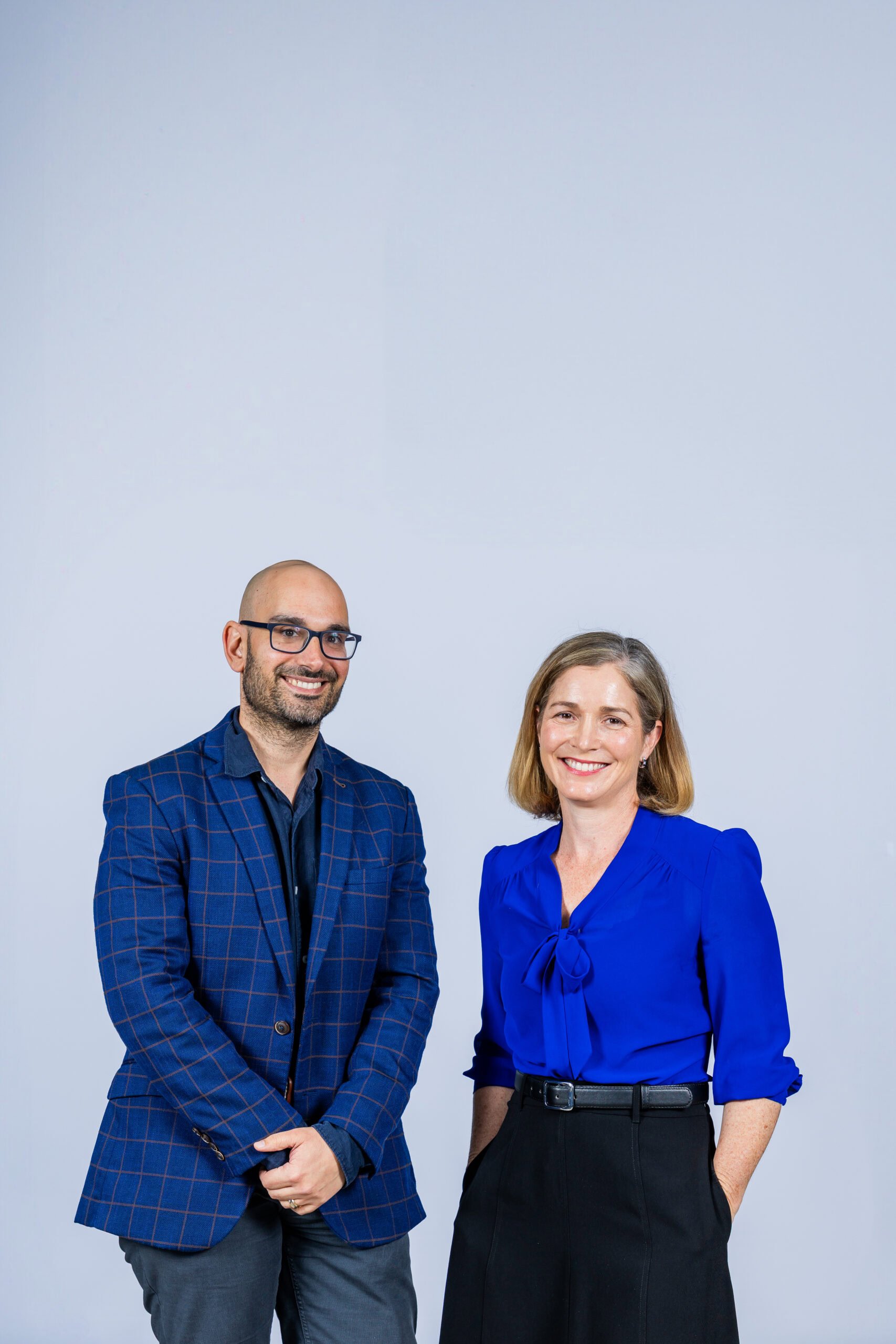 Dr Sian Edwards and Dr Anthony Villani