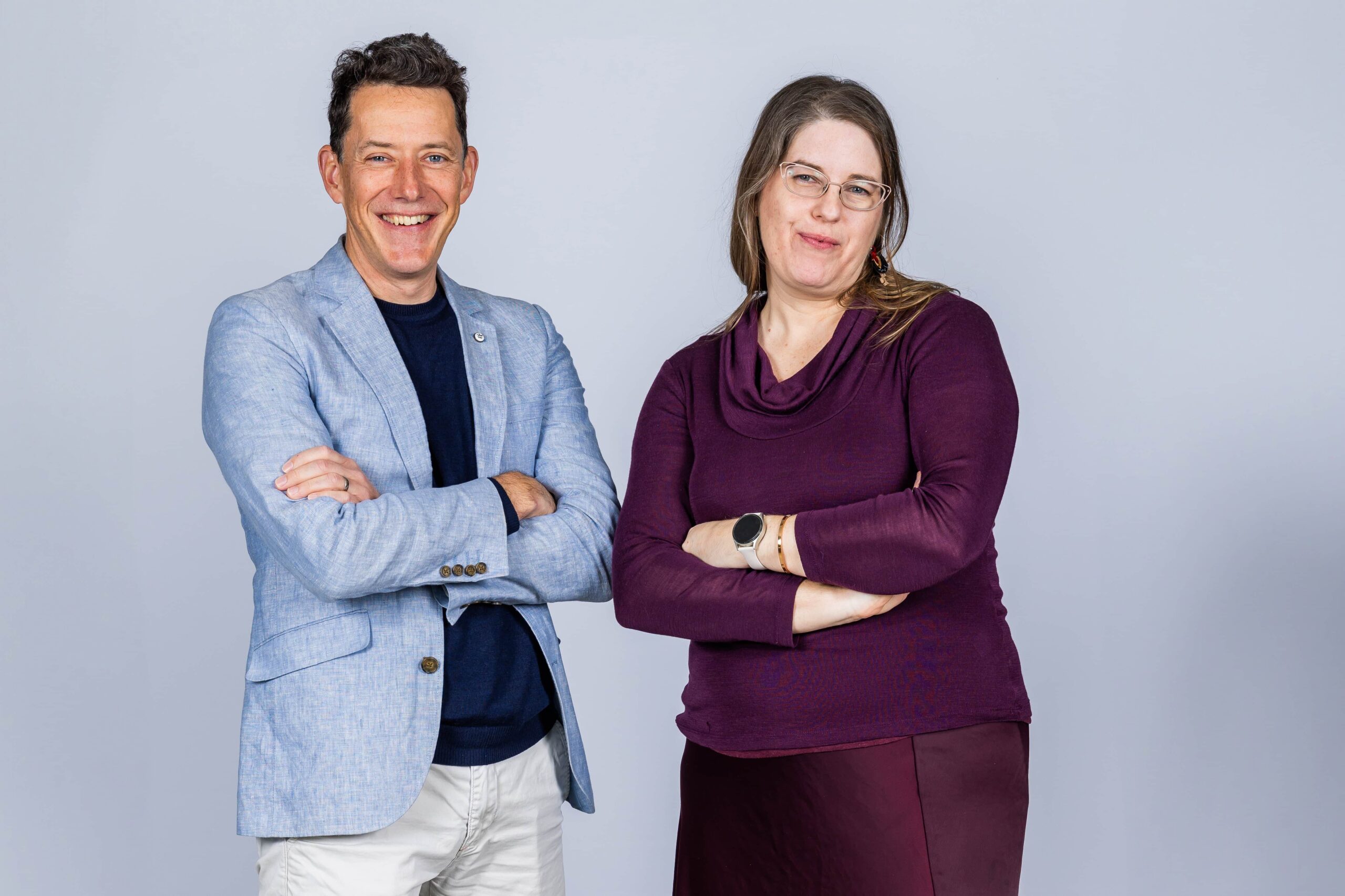 Dr Aaron Chambers and Dr Renee Denham