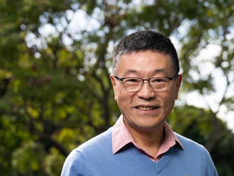 Man outside in the city