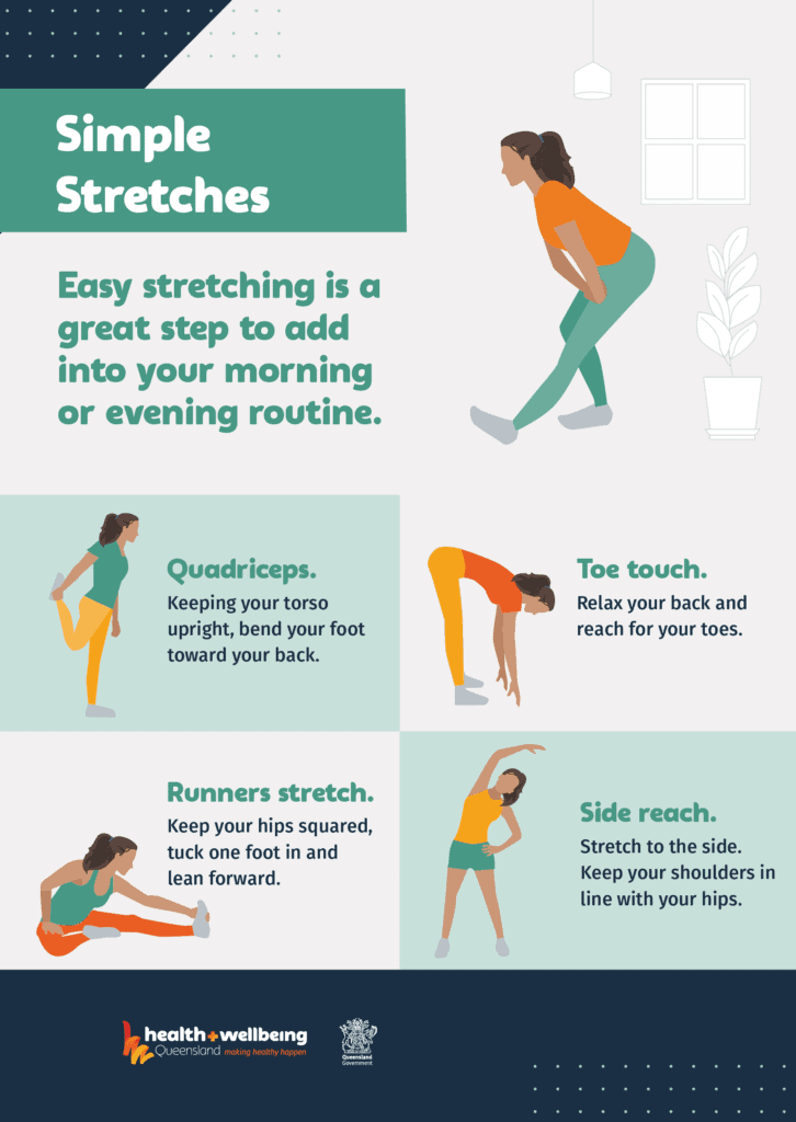 Easy morning stretch online routine