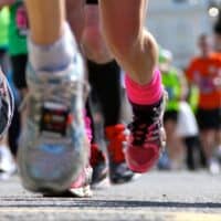 People running at an event
