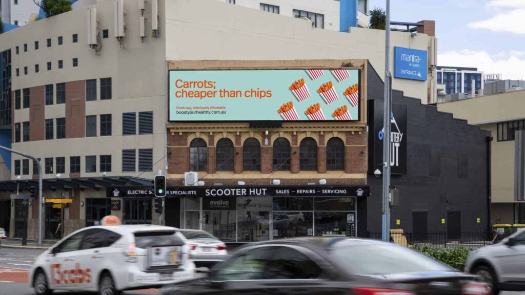 Carrots; cheaper than chips