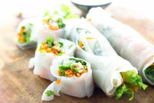 rice paper rolls