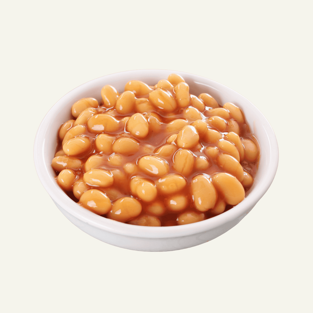 Baked beans/spaghetti (low-sodium)