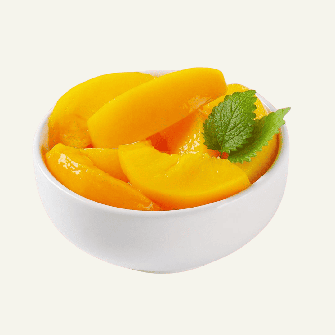 Canned fruit in juice