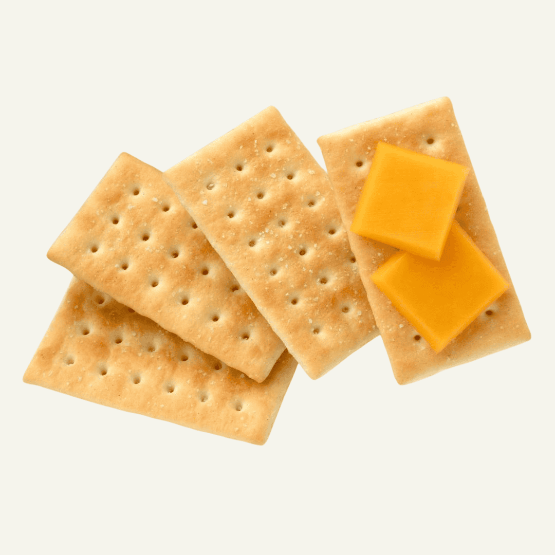 Cheese and crackers