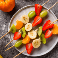 fresh fruit skewers
