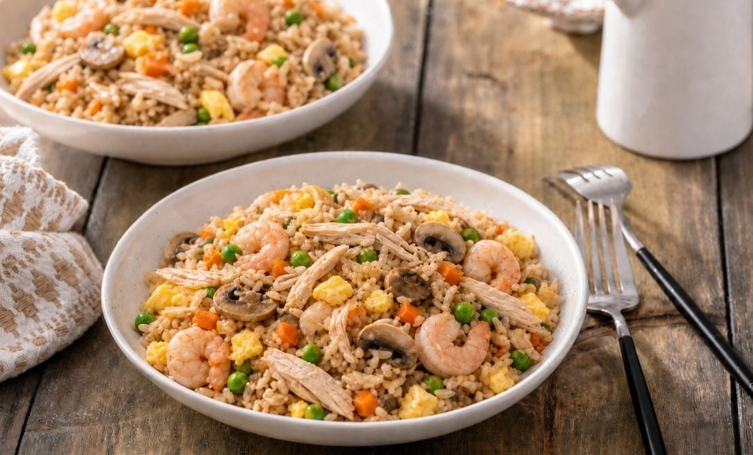 Fried rice in a bowl