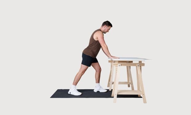 Standing calf stretch