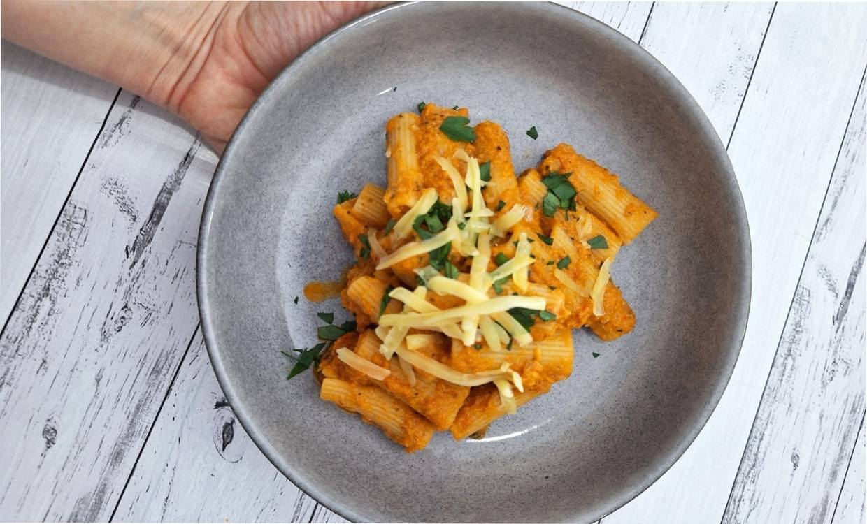 Creamy vegetable pasta