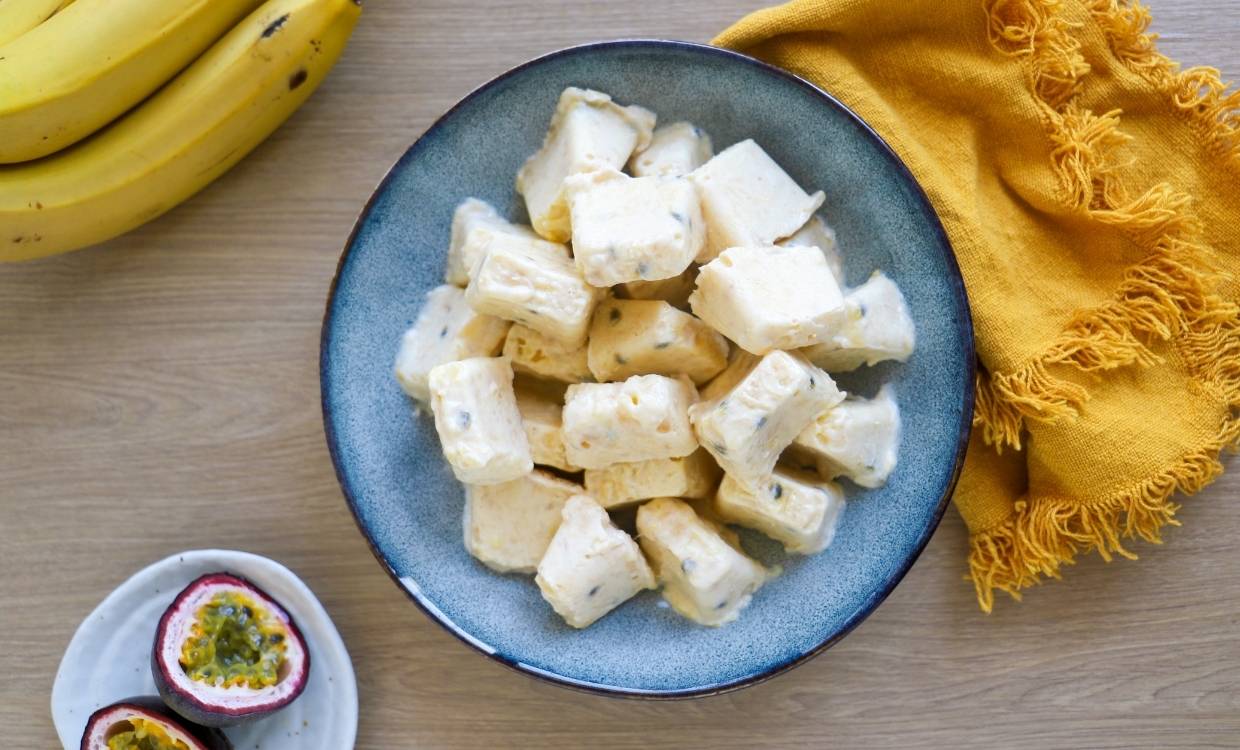 Tropical Frozen Yoghurt Bites