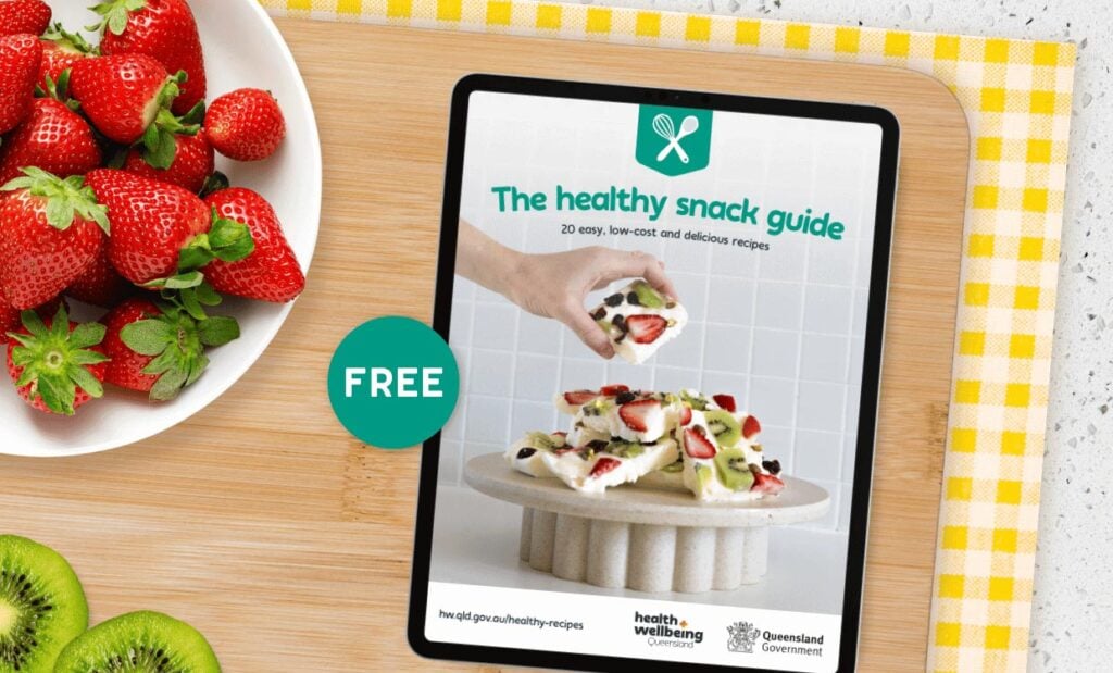 The healthy snack guide recipe book