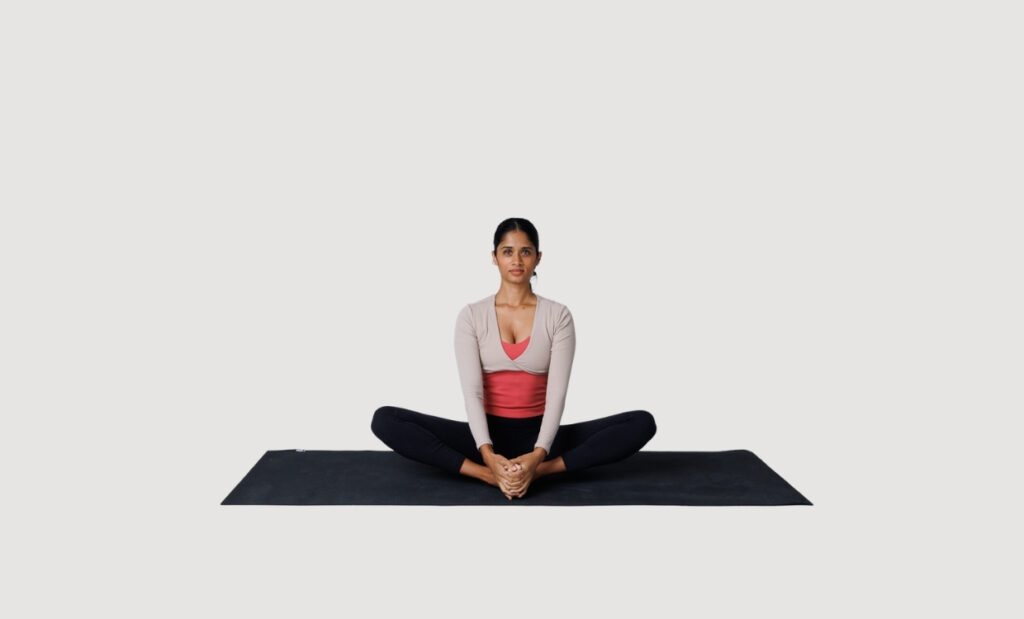 Butterfly pose