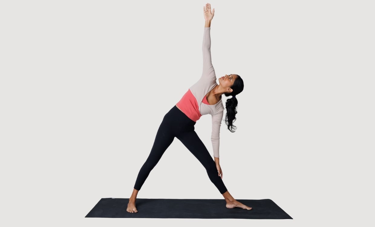 Triangle pose