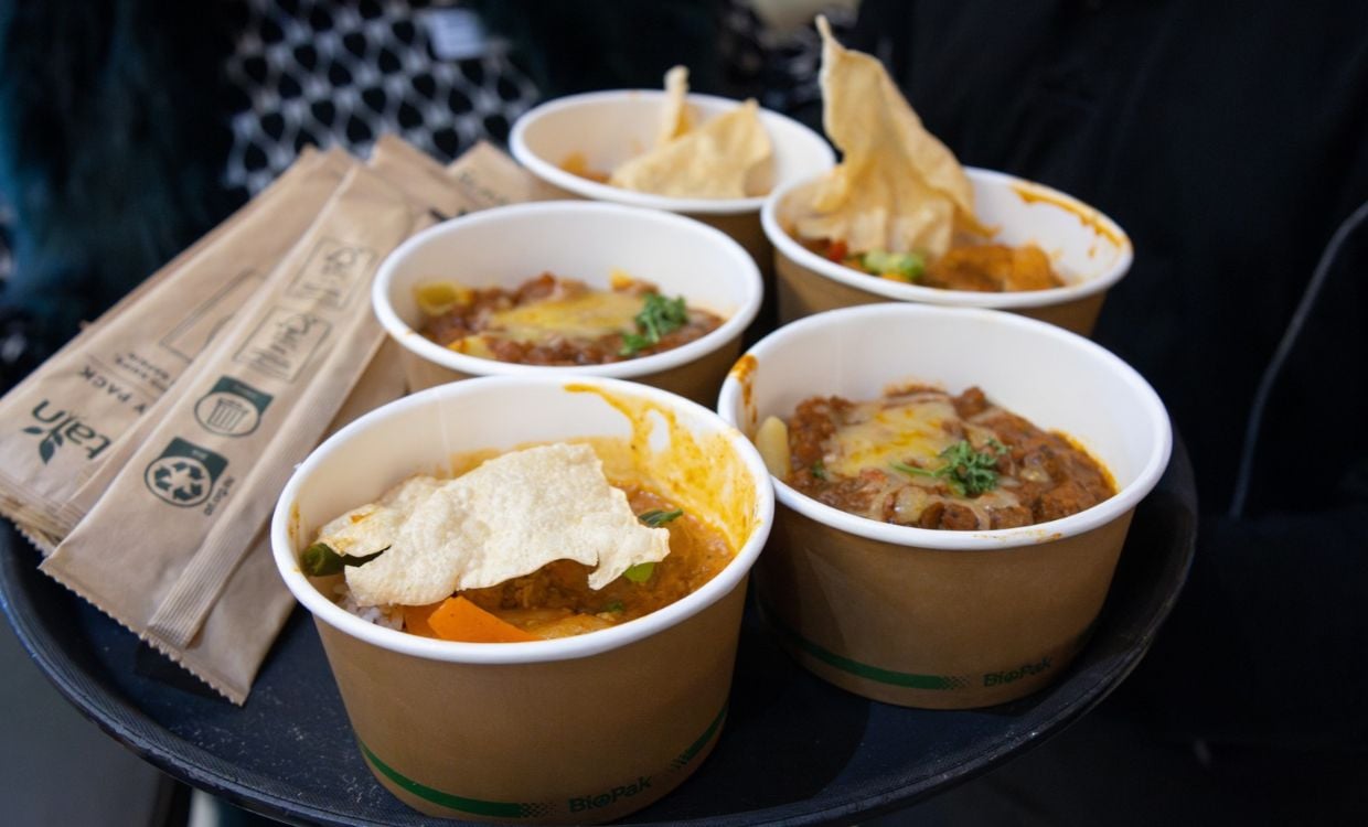 Example of slow cooker meals in takeaway containers